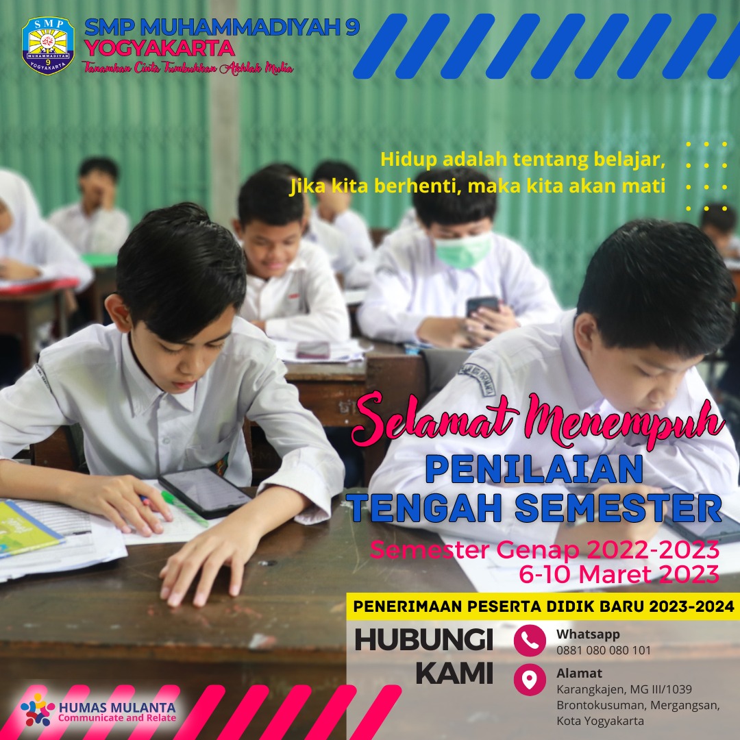 Penilaian Tengah Semester Genap T.P 2022-2023